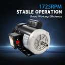 1 HP Electric Motor 1725RPM 115V/230V 13.6/6.8A 56 Frame CW/CCW for Agricultural Equipment Farm Duty Single Phase Motor