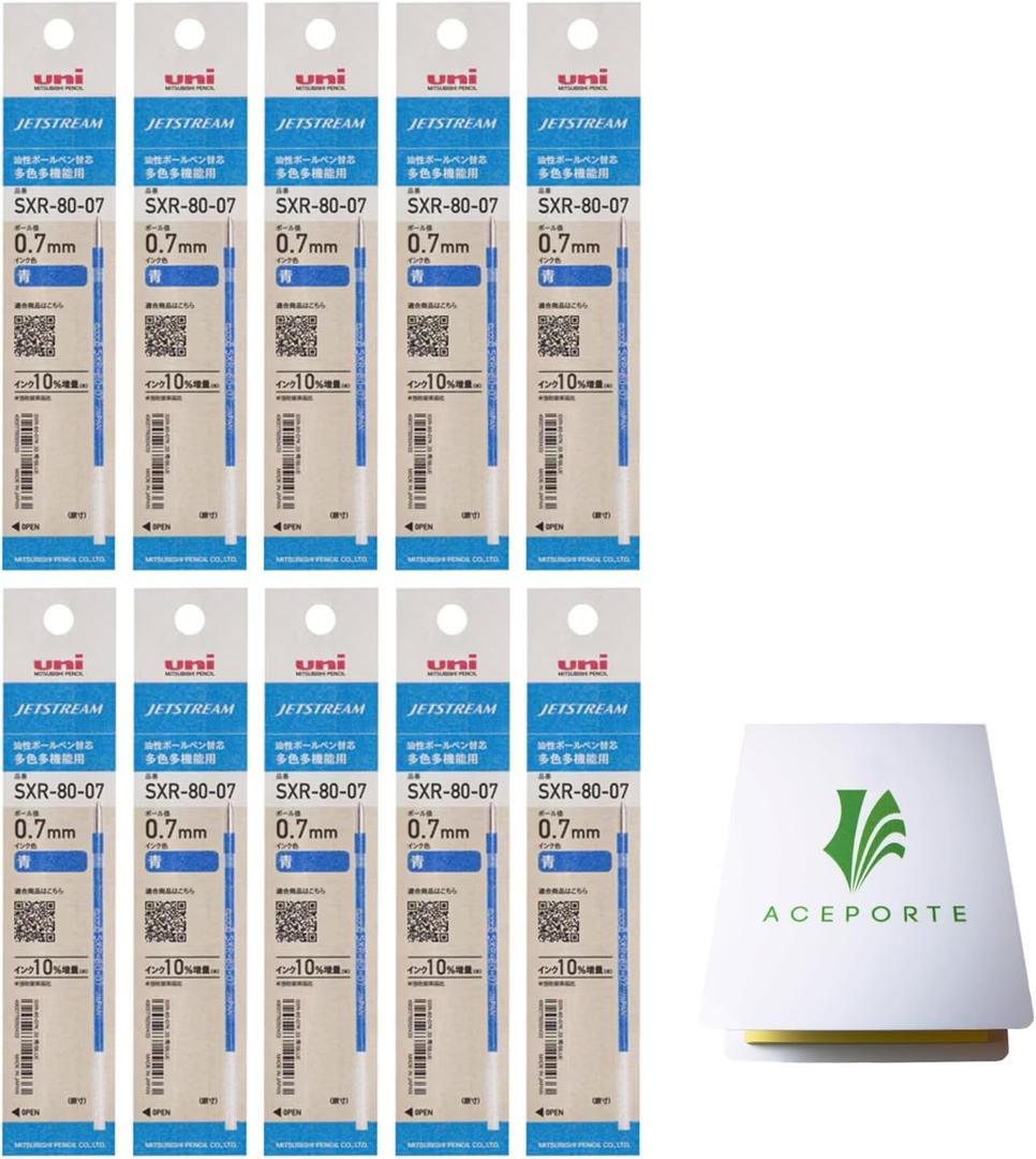 SXR-80-07 0.7mm Blue Ink 10 Refills (SXR8007K.33), Sticky Notes Value Set