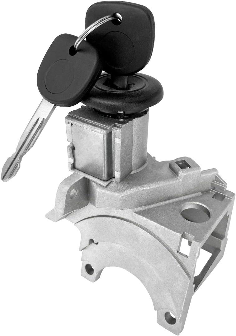 Ignition Lock Cylinder Switch & Ignition Lock Cylinder Housing | Replacement for 2000-2007 Chevy, Cadillac, GMC, H2 Vehicles | Replace#: US-312L, 924-713, D1469G