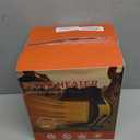 Electric Patio Heater - Greenhouse Fan Heater Portable Space Heater, Adjustable Thermostat, for Greenhouse, Garage, Office, Workplace, PTC Fast Heating, Electric Ceramic Heaters, Metal Base