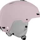 Retrospec Zephyr Ski Helmet - Snowboard Helmet for Adults & Youth with Adjustable Fit, 9 Breathable Vents, Removable Washable Earmuffs - Snow Sports Helmet for Men & Women (Small, Matte Rose)