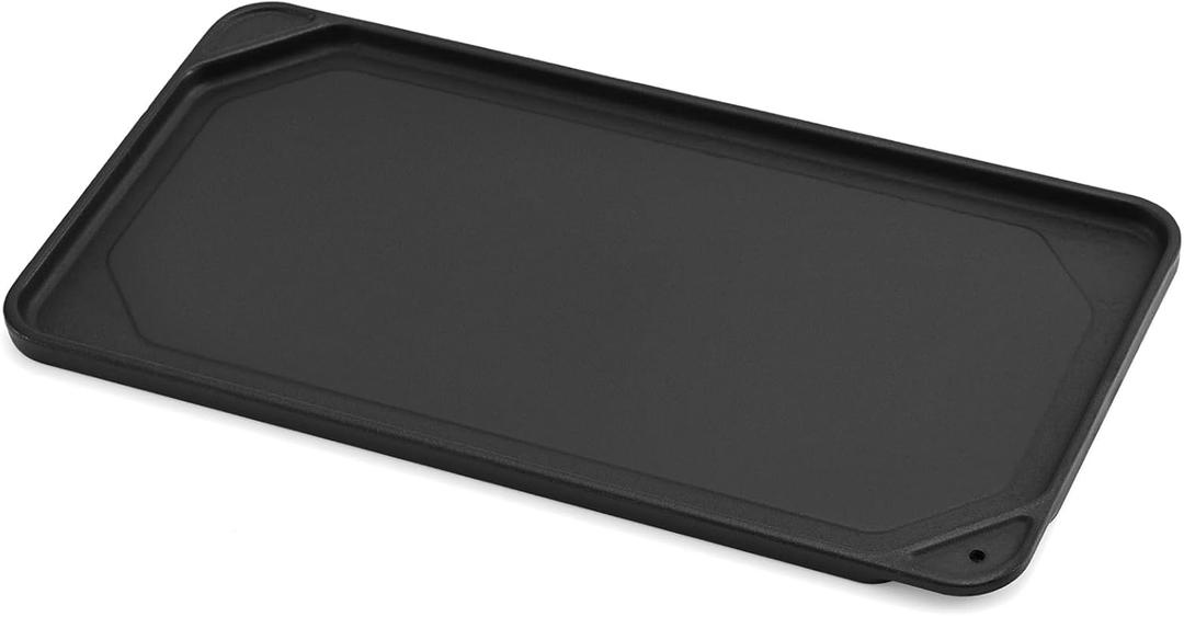 4396096RB Replacement Griddle for Whirlpool Stove Parts, W10297135 Cast Iron Plate for Maytag, Kitchenaid, Jenn Air, Amana, Gourmet Gas Range Cooktop Parts Burner Pan 1 Pcs