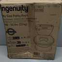Ingenuity My Size Potty Pro in Green, Infant Potty Training Toilet, Lifelike Flushing Sound, for Ages 18 Months, Up to 50 Pounds