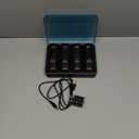 Upgraded Wii Remote Battery Charger Station, Covanm 4 Port Wii Controller Rechargeable Battery Pack with 4 Rechargeable Batteries for Wii