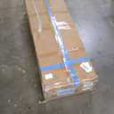 Tribesigns 80'' L-Shaped Desk, Large Executive Office Desk with 55'' Drawers Cabinet, Modern Computer Table with Storage Shelves, Business Furniture for Home Office, Walnut & Black