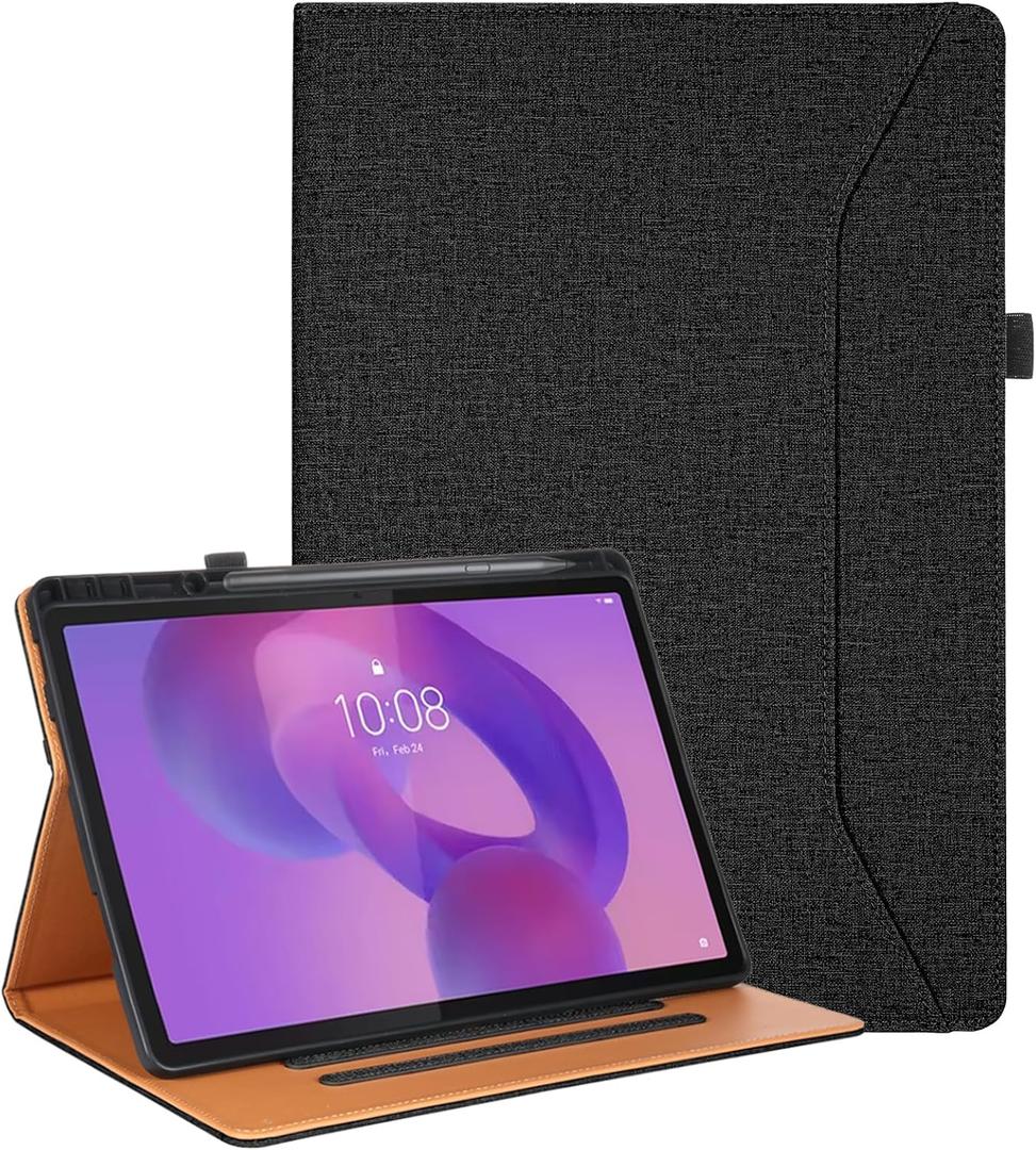 for Lenovo Idea Tab 11 Case with Pen Holder Shockproof Cover for Lenovo Idea Tab TB336FU Case,Black