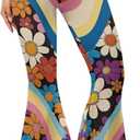 Women's Flare Leggings High Waisted Bell Bottom Yoga Pants for Women Girl Tummy Control Wide Leg Trousers Sweatpant (X-Large)