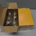 Ascher 60 Watt Equivalent, E26 LED Filament Light Bulbs, Daylight White 4000K, Non-Dimmable, Classic Clear Glass, A19 LED Light Bulb with 80 CRI, Pack of 12