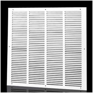 Return Air Grille for 20"x20" inch Duct Opening,Air Return Vent Cover for Wall or Ceiling,AC Wall Vent Cover Grill HVAC Cold Air Intake Grille Without Filter Housing,Outer Dimension:21.75"WX21.75"H