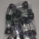 LLQ Mini Decorative Lanterns - 12pcs with Flicker Candles, Hanging Lanterns for Home & Wedding Decor, Table Centerpiece, Battery Included, Black