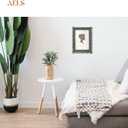 AELS 5x7 Inch Vintage Picture Frame, Elegant Antique Photo Frames with Glass Front, Photo Display, Tabletop Wall Hanging, Gift Ideas, Vine Pattern, Gold and Blue