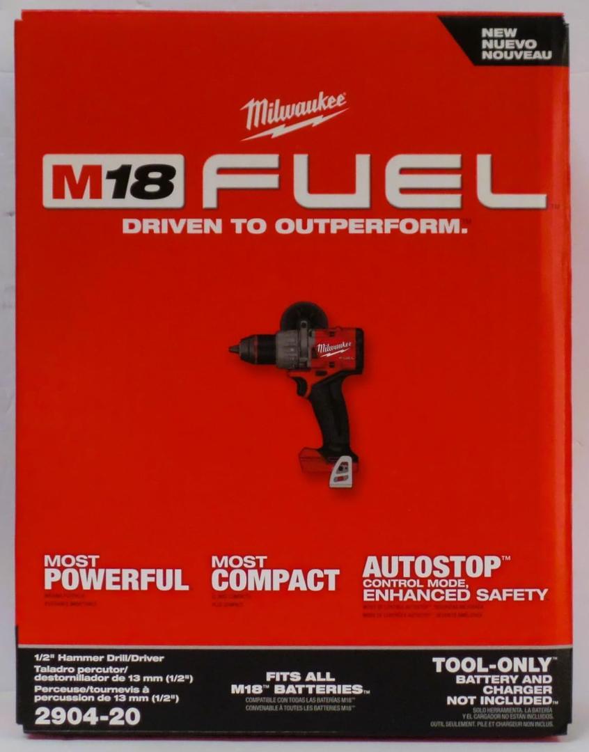 Milwaukee Electric - M18 Fuel. 1/2 Hammer Drill/Driver