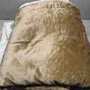 KAWAHOME Sherpa Fleece King Size Blanket for Bed - Extra Warm and Heavy Thick Blankets for Winter, Super Soft 500GSM Plush Blanket, 108" X 90" Camel