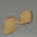 Niidor Adhesive Bra Strapless Sticky Invisible Push up Silicone Bra for Backless Dress with Reusable Nipple Covers (Creme)
