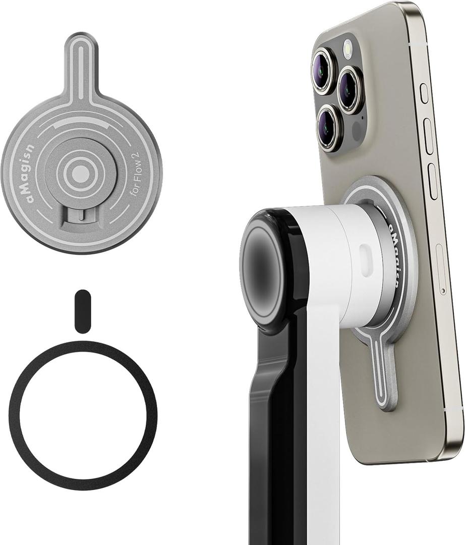 Magnetic Mount Adapter Accessories Compatible with Insta360 Flow 2 Pro Smartphone Gimbal Stabilizer (for Insta360 Flow 2 Pro)