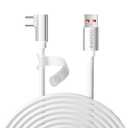 Saqico 16FT Link Cable for Meta Quest 3/ Quest 3S, for Oculus Quest 2/Pro/Pico 4, USB 3.0 Data Cable to USB C Link Cable with 5Gbps Super High Speed VR Accessories for Virtual Reality Quest Headset