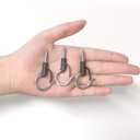 44-Pack 304Stainless Steel Q-Hanger Hook, Indoor and Outdoor Hooks Home Christmas Lights Hanger Hooks with Screw for Garage New Year Party Outdoor Easy Release Wire and Fairy Led Lights