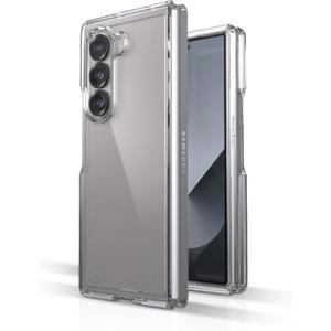 Speck Samsung Galaxy Z Fold 6 Case - Anti Yellowing, Galaxy Fold 6 Case - Samsung Fold 6 Case - zFold 6 case with Raised Bezel - Presidio Perfect Clear