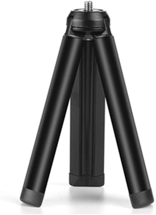Metal Mini Tripod Camera Tripod for Smooth 4, Osmo Mobile 2 3 4, Gimbal Handle Grip Stabilizer, Black, Aluminum Alloy