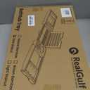 Teak Bathtub Tray | Adjustable Width Tray with Bottle Holder, Tablet/Phone & Book Stand, Splash-Proof for Bath Time- Walnut