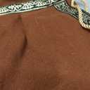 Runcati Mens Renaissance Shawl Half Shoulder Cape Medieval Samurai Cloak LARP Warrior Ren Faire Halloween Costume (Large, Coffee)