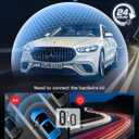 Dash Cam Front Rear with 3 Channel, 4K Full UHD Car Camera, 5GHz WiFi & App Control, Free 32GB Card Included, Dash Camera for Cars with IR Night Vision, 24 Parking Mode, Loop Recording, G-Sensor