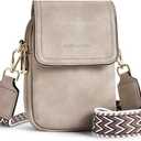 BOSTANTEN Small Crossbody Bags for Women Cell Phone Purse Leather Wallet Handbags with Card Slots 