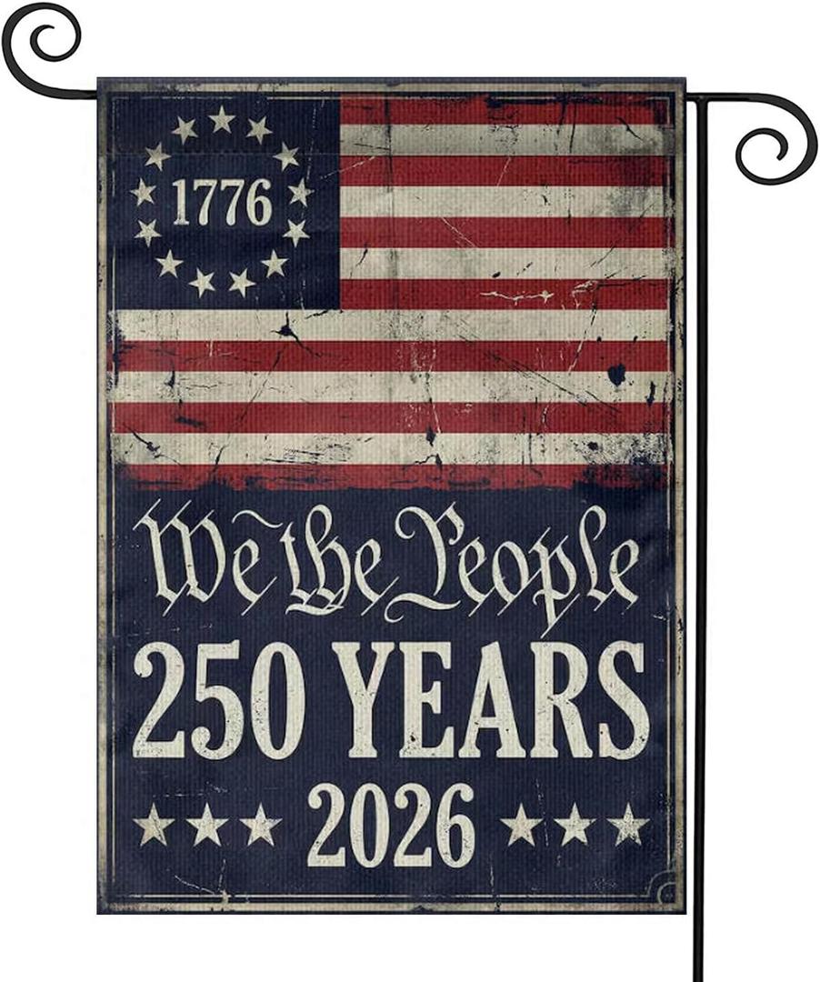 We The People Garden Flag
