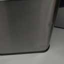 WLIVE 1.3 Gallon / 5 Liter Bathroom Trash Can with Lid, Small Stainless Steel Garbage Can, Slim-Shaped Trash Bin with Step Pedal for Home and Office, Silver.