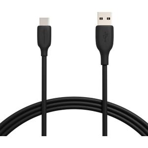 Amazon Basics USB-C to USB-A 2.0 Fast Charging Cable, 480Mbps Speed, USB-IF Certified, Fast Data Transfer, for Apple iPhone 16/15, iPad, Samsung Galaxy, Tablets, Laptops, 6 Foot, Black