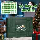 Survival Kit Advent Calendar for Men, 24 Days Christmas Countdown Calendar for Adults Survival Tools Gear Gift for Camping, Fishing, Hunting, Hiking