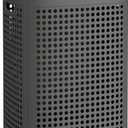 SONGMICS Laundry Hamper with Wheels, Plastic Laundry Basket, 19.8 Gallons (75 L), Slim Storage Basket, for Bathroom, Bedroom, Dark Gray URLH020G101