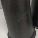 4 Pack Furniture Risers 8 Inch, Bed Risers Heavy Duty for Table Desk Couch Chair Sofa Cabinet Bed Frame Dorm, Round Table Leg Risers Lift Height 8", Black