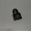 FIGODE Outdoor Waterproof Padlock, Large Heavy Duty Sturdy Covered Laminated Steel Keyed Lock, 2.2 in. Wide