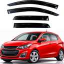 KPY Rain Guards Fit for 2016-2022 Chevrolet Spark, Out-Channel Window Visors Vent Wind Deflectors 4PC, Car Accessories for 16-22 Chevy Spark