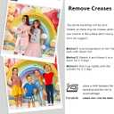 YongFoto Paper Flowers Backdrop 10x5ft Colorful Cut Paper Floral Blossom Rainbow Arch Hot Air Balloon Honeycomb Ball Photography Background Lovely Party Banner Home Decor Photo Studio Booth Props (10ftx5ft, Style 2)