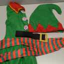 Christmas Elf Costume for Toddler Baby Boys Girls Santa Costume Outfit Xmas Clothes Top +Pants + Hat Cosplay Outfit