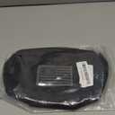 Tactical Molle Admin Pouch Utility Laser Cut EDC Tool Pouch Bag Horizontal Modular Pouches Include US Flag Patch and Keychain (Black)