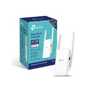 TPLink AC1200 WiFi Extender, 2025 Wirecutter Best WiFi Extender, 1.2Gbps Home Signal Booster, Dual Band 5GHz/2.4GHz, Up to 1600 Sq.ft and 32 Devices, EasyMesh Compatible, One Ethernet Port (RE315)