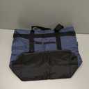 BeeGreen Cooler Bag Soft Leakproof Insulated Tote with Zipper for Beach Travel Grocery (Navy Blue)