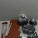 Black Ceiling Fans with Lights and Remote,42" Modern Bedroom Ceiling Fans Light with 6 Reversible Wood Blades,Small Fans with Light for Patio Kitchen