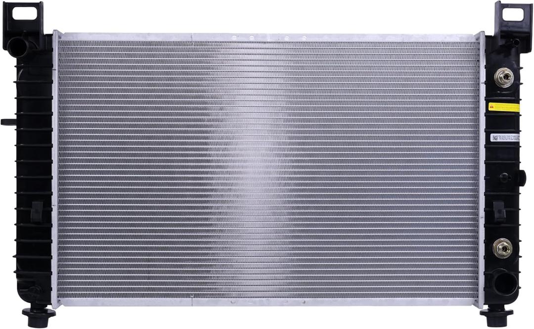 Radiator 28" Core | Compatible with 1999-2014 Chevy Silverado, Tahoe, Suburban, Sierra, Yukon 4.3L, 4.8L, 5.3L, 2002-2005 Escalade 5.3L | Transmission Oil Cooler | without rear climate control