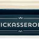 Ceramic Casserole Dish For Oven - 10.6 x 7.2 x 2.3 - Funny Gift for Bakers and People That Like To Cook or Housewarming Gift Idea