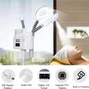 3 in 1 Facial Steamer,Professional Face Steamer with 5X Magnifying LED Lamp, Esthetician Steamer with Hot & Cold Mist, Facial Steamer Beauty Face Equipment Use at Home or Salon
