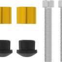 Windance 2pcs CNC M8 Front Fender Frame Sliders, Anti Crash Protector for Yamaha Honda Suzuki (Gold)