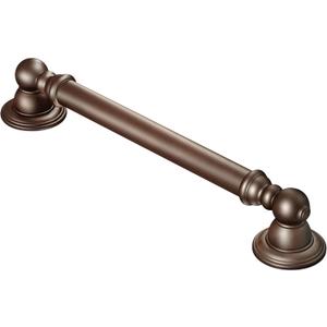 Moen YG5424ORB Bathroom Safety 24-Inch Stainless Steel Traditional Bathroom Grab Bar, Oil-Rubbed Bronze