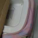 Graco TurboBooster 2.0 Backless Booster Car Seat, Barbie Painterly, Travel Booster Seat for Children Ages 4-10, Weight 40-100 Pounds and Height up to 57 Inches, Manufacturing Date: 2026-04-28