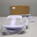 FUNWICT Pilates Board Pilates Reformer Set, Pilates Board for Home Workout Foldable Pilates Reformer Board for Women, 6 in 1 Multifunctional Pilates Equipment (Purple)