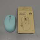 Trueque Wireless Mouse E702 2.4GHz Portable Computer Mouse with USB Receiver, Comfortable Silent Mice for Laptop, Chromebook, PC, Notebook, Desktop, Windows, Mac (Mint Green)
