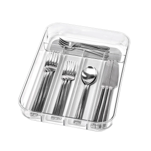 Madesmart Mini Silverware Tray, Clear